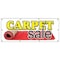 Signmission CARPET SALE BANNER SIGN store carpeting signs rugs wall to wall B-96 Carpet Sale - alternate 1